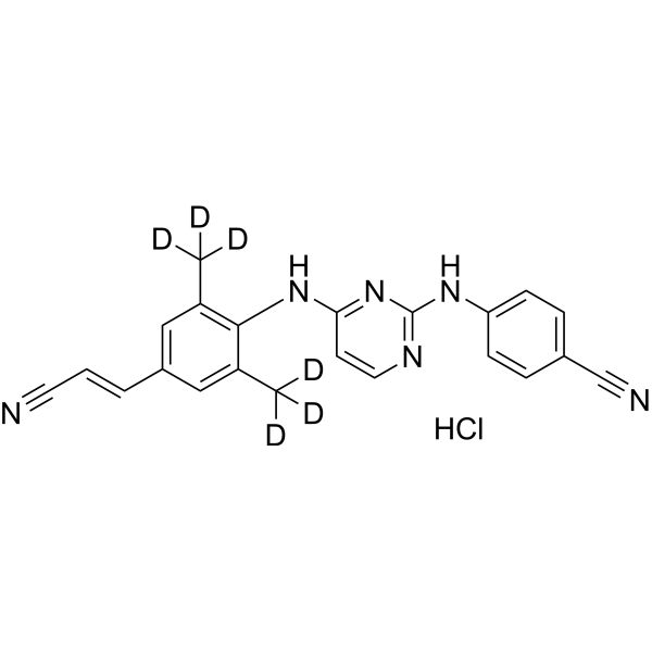 Rilpivirine-d6 hydrochloride 2714324-67-9